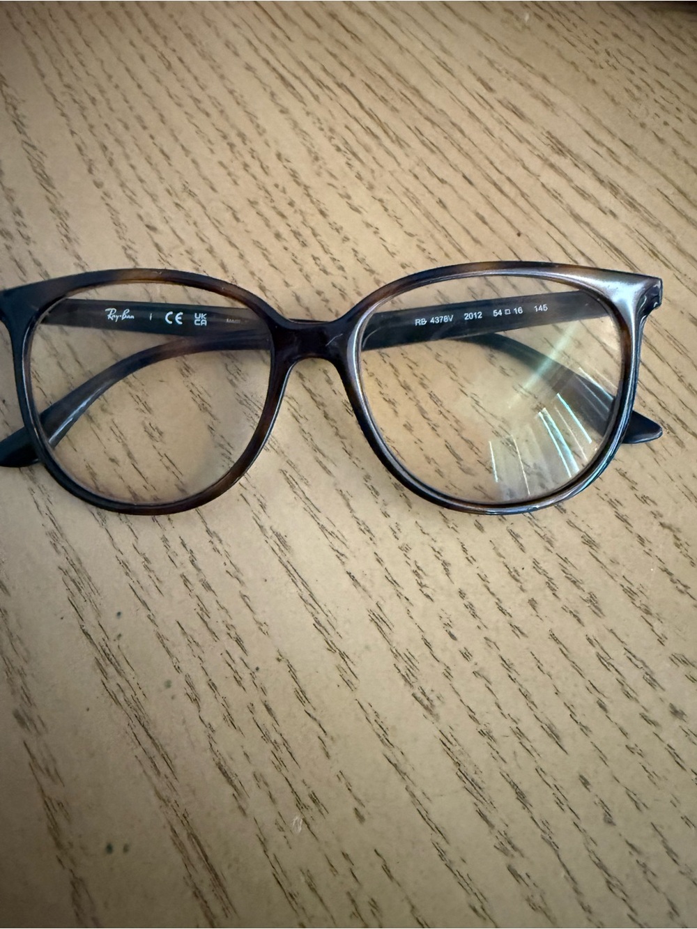 Ray-Ban Women's Brown Tortoiseshell Glasses